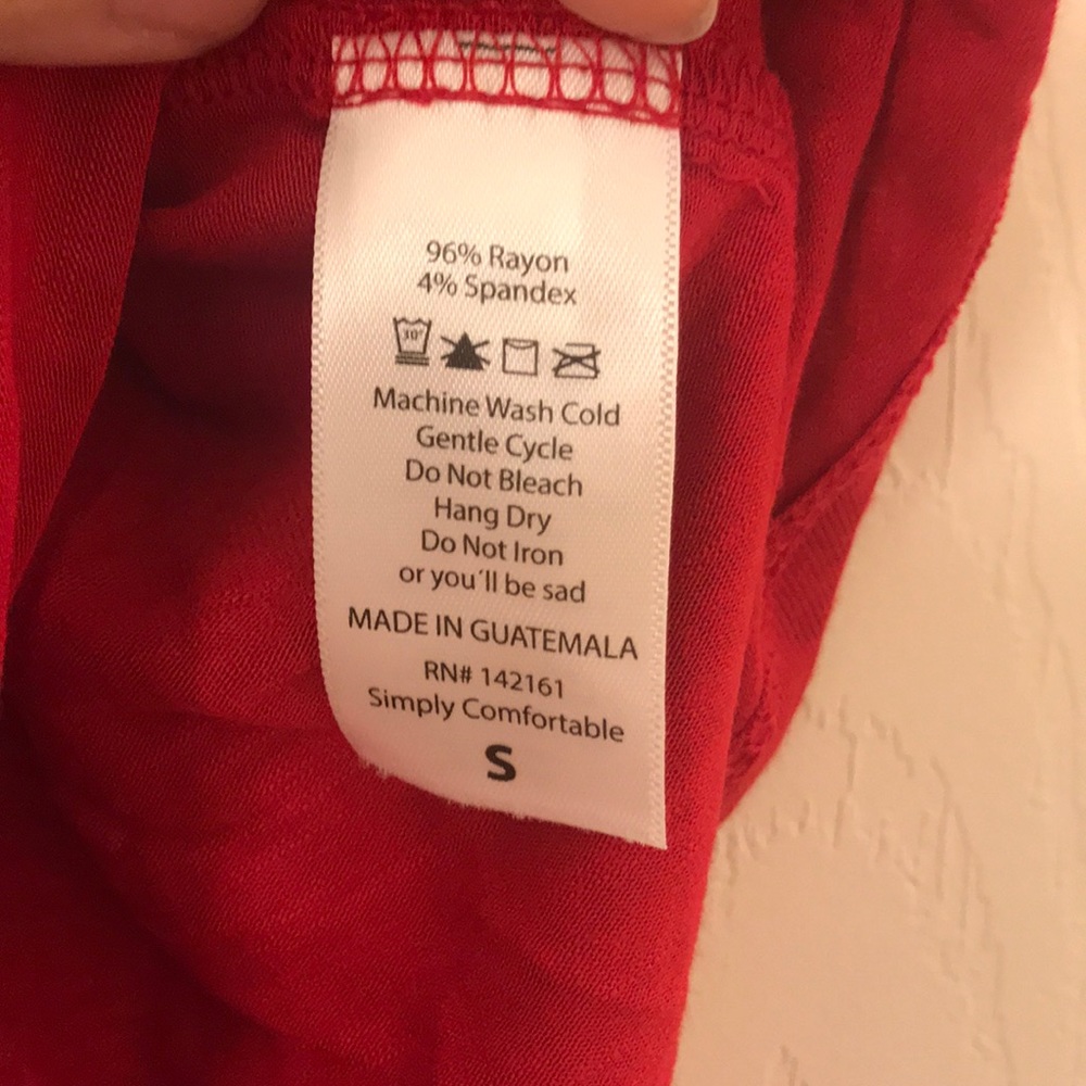 LulaRoe Red Tank - Picture 4 of 4